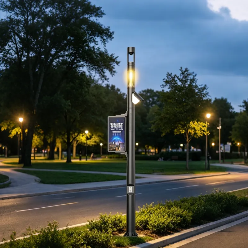 Smart light pole manufacturer